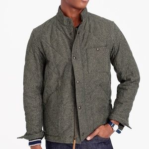 J. CREW SUSSEX JACKET IN COTTON TWILL PRIMALOFT